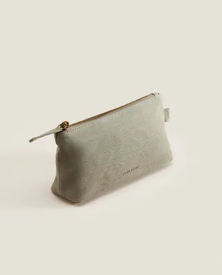 COTTON TOILETRY BAG