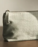 COTTON TOILETRY BAG