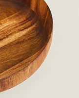 LOW ACACIA BOWL