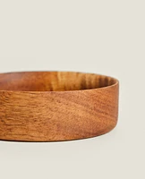 LOW ACACIA BOWL