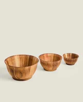 TALL ACACIA BOWL