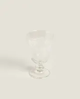 FLORAL WINE GLASS