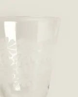 FLORAL WINE GLASS