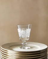 FLORAL WINE GLASS