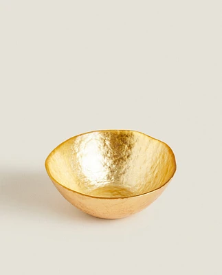 GOLDEN GLASS BOWL