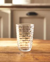 RAISED SQUARE-EFFECT TUMBLER