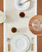 DOUBLE-LAYER LINEN TABLE RUNNER