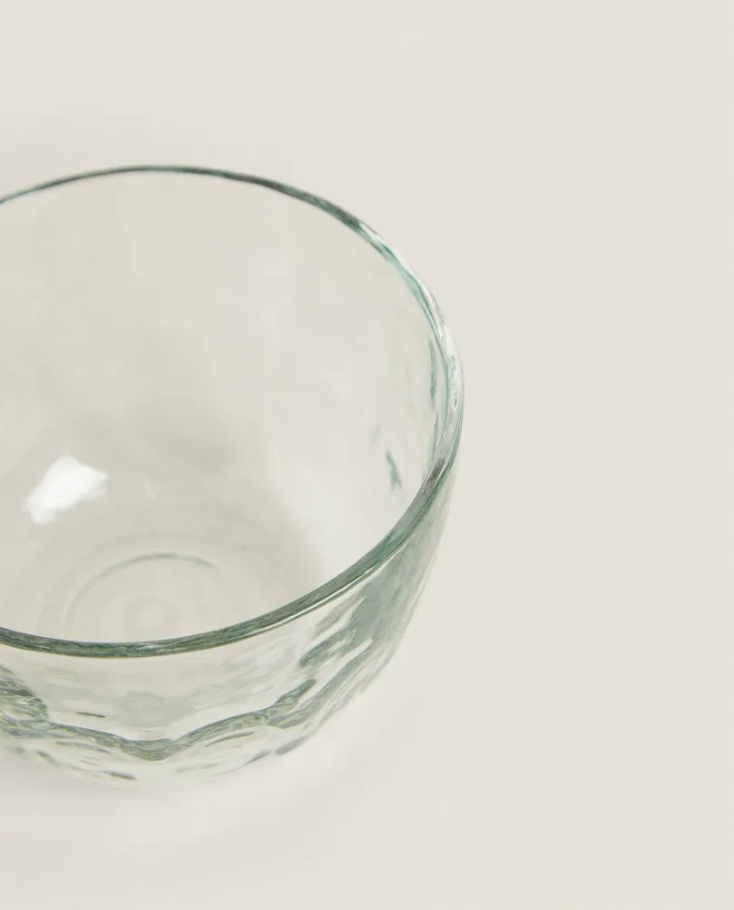 FACETED GLASS BOWL