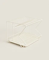 METAL DISH RACK WITH TRAY