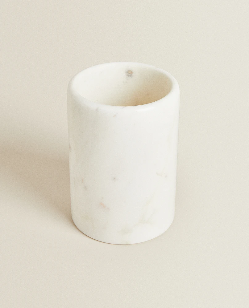 MARBLE UTENSIL STORAGE JAR