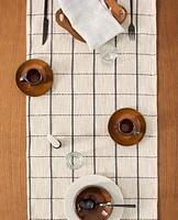 CHECKED TABLE RUNNER