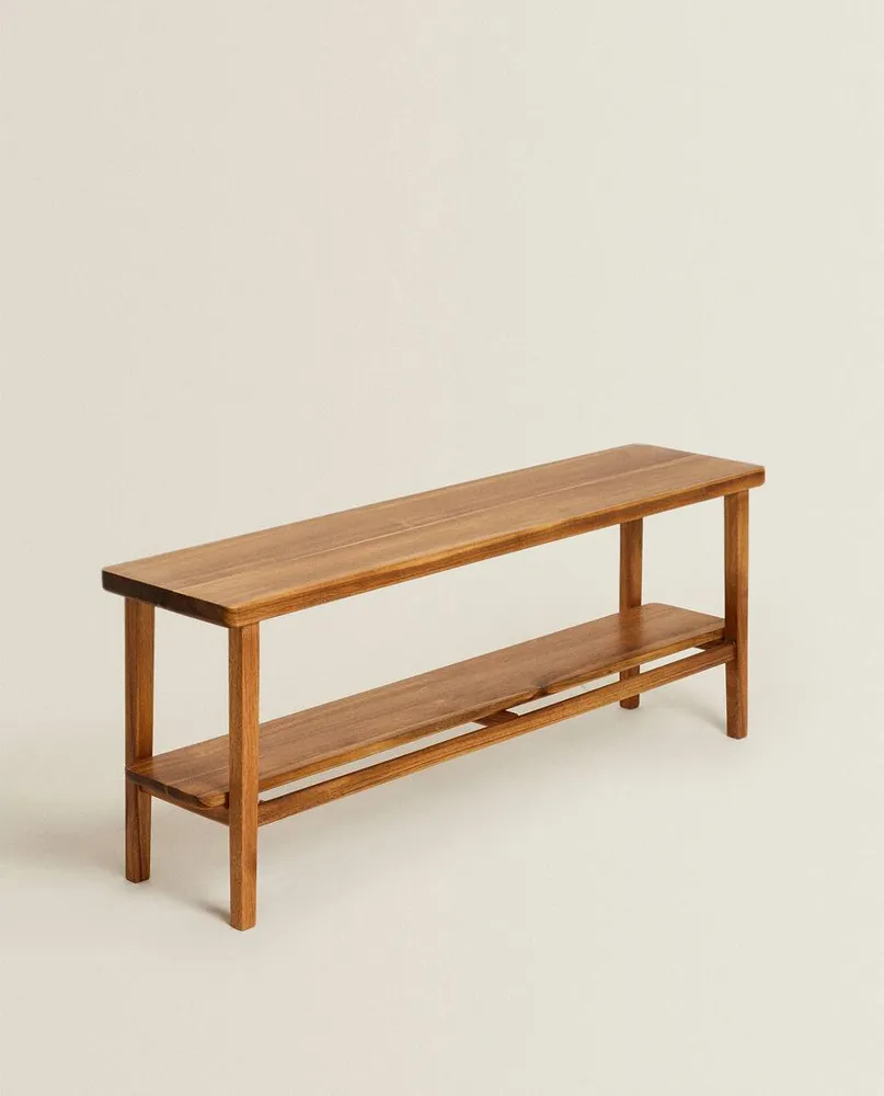 ACACIA WOOD DOUBLE BENCH