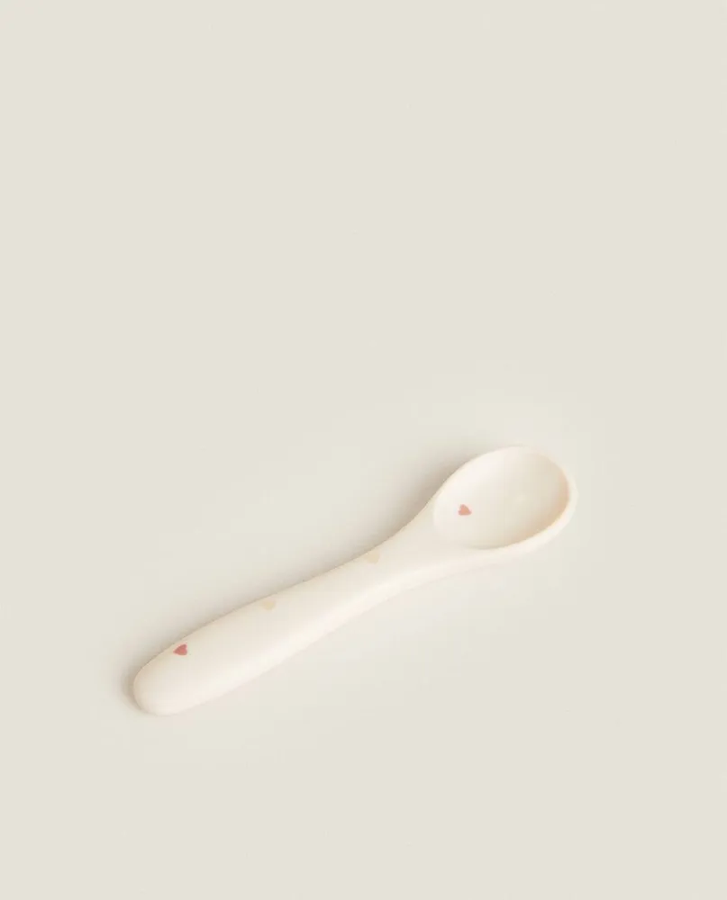  CHILDREN’S SILICONE SPOON WITH HEARTS