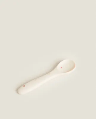  CHILDREN’S SILICONE SPOON WITH HEARTS