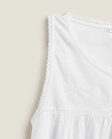 EMBROIDERED NIGHTDRESS