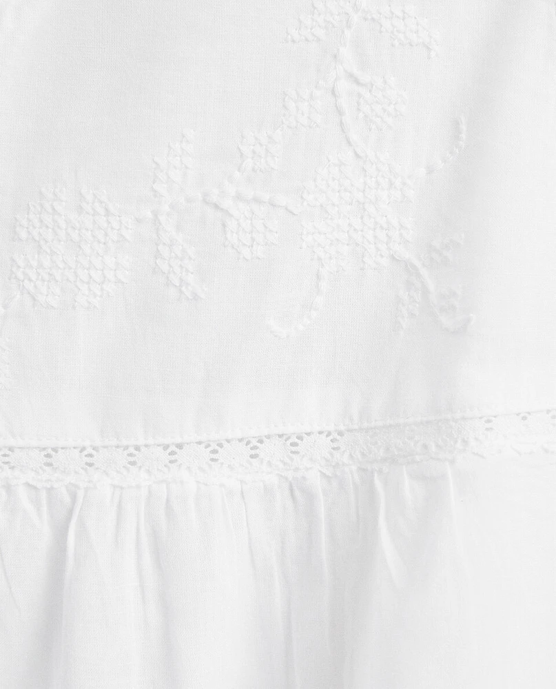 EMBROIDERED NIGHTDRESS