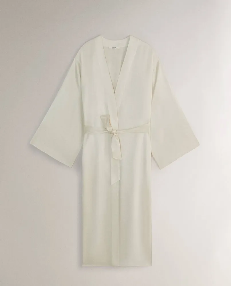 SATEEN DRESSING GOWN