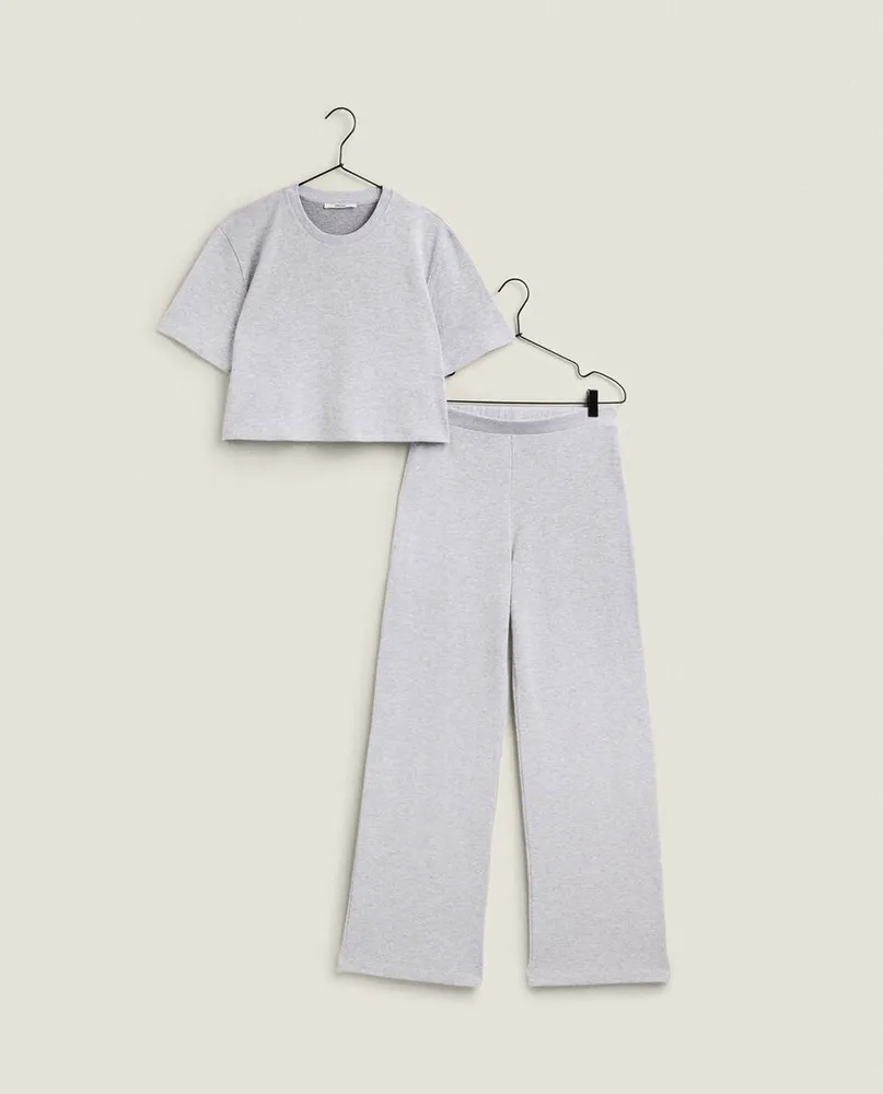 CROPPED COTTON T-SHIRT