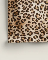 LEOPARD PRINT SATEEN TOP