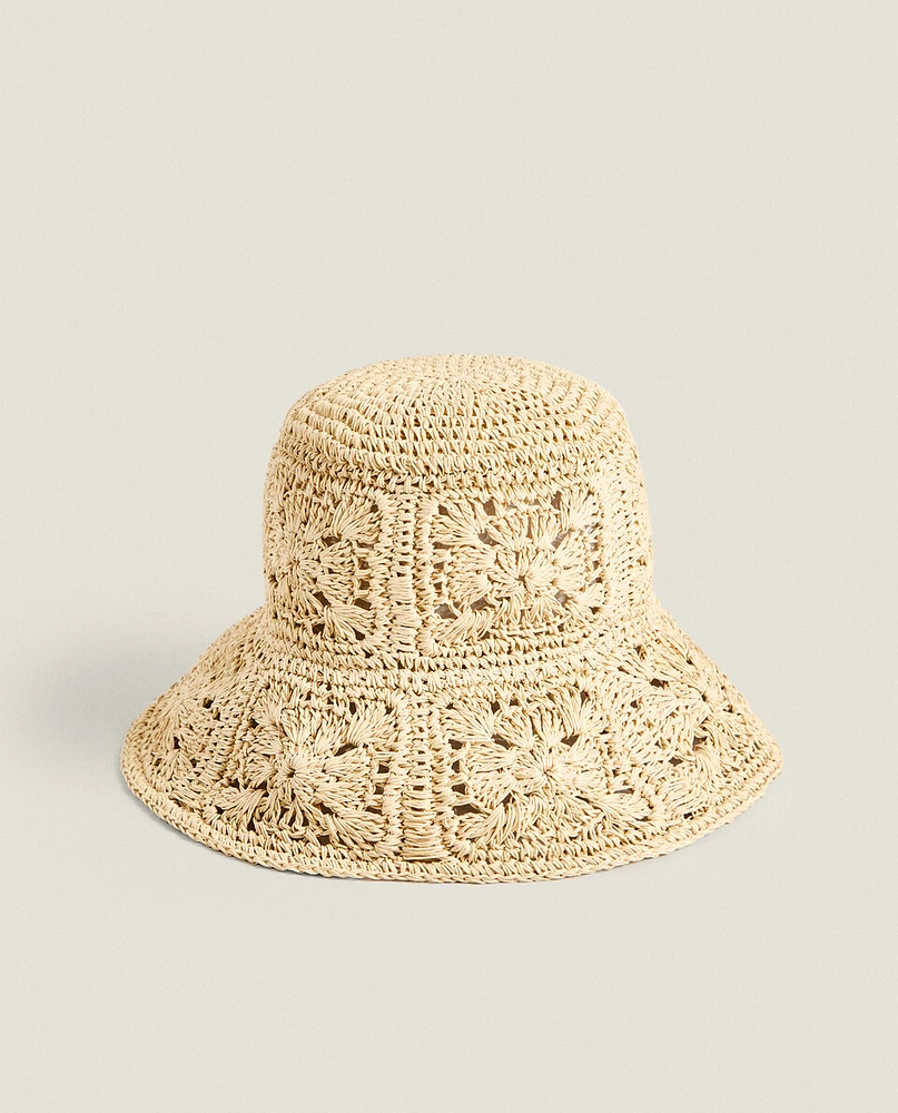 PAPER CROCHET BEACH HAT