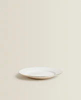 RIMMED BONE CHINA SIDE PLATE