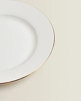 RIMMED BONE CHINA SIDE PLATE