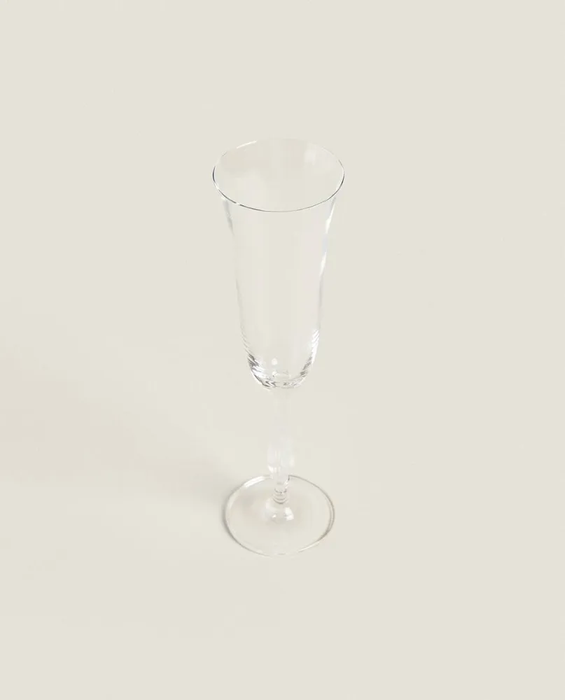 PLAIN CRYSTALLINE FLUTE GLASS