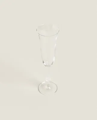 PLAIN CRYSTALLINE FLUTE GLASS