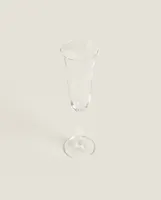 PLAIN CRYSTALLINE FLUTE GLASS