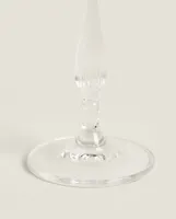 PLAIN CRYSTALLINE FLUTE GLASS