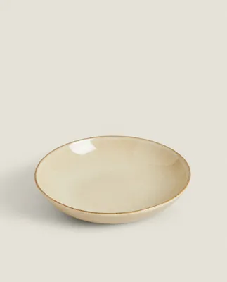 STONEWARE SOUP PLATE