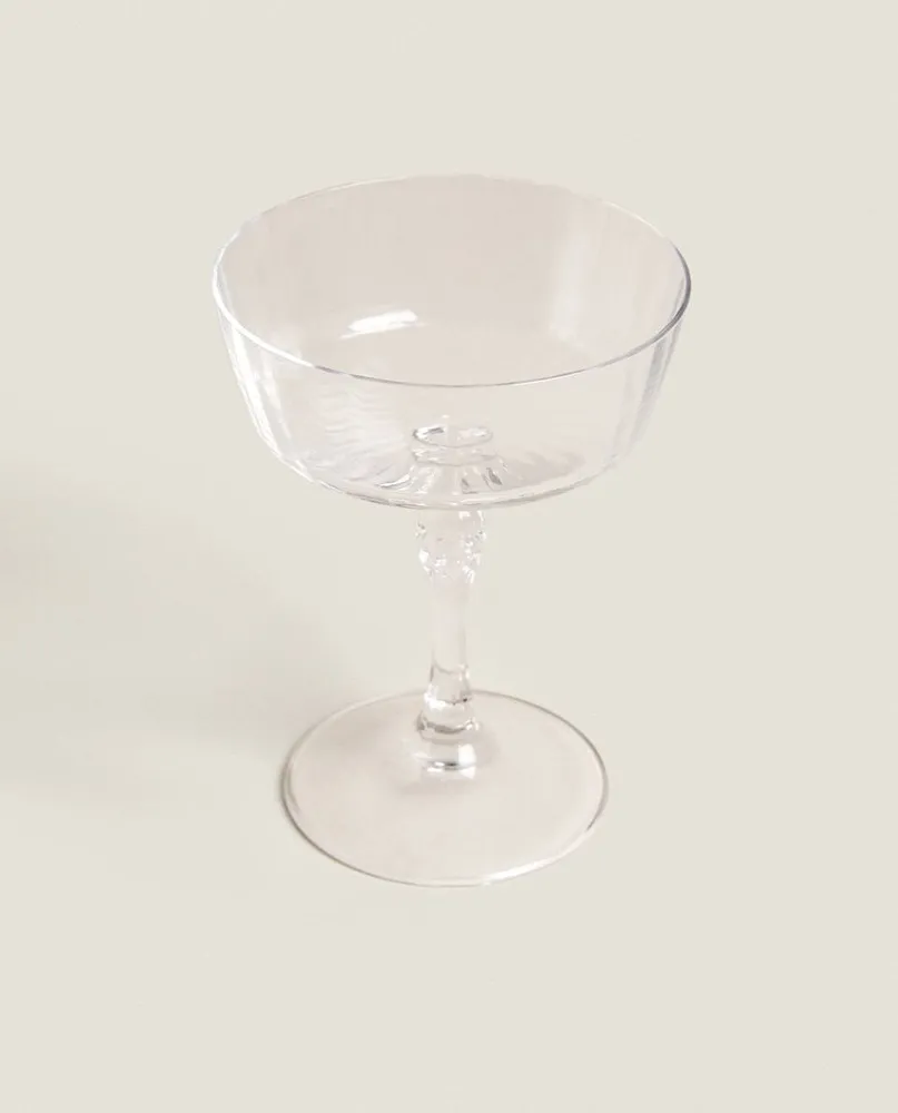 FACETED COCKTAIL GLASS