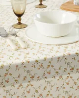 FLORAL PRINT COTTON TABLECLOTH