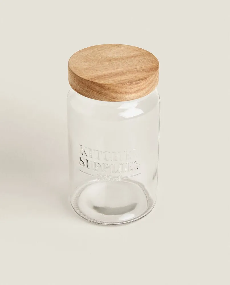 SCREW TOP GLASS JAR