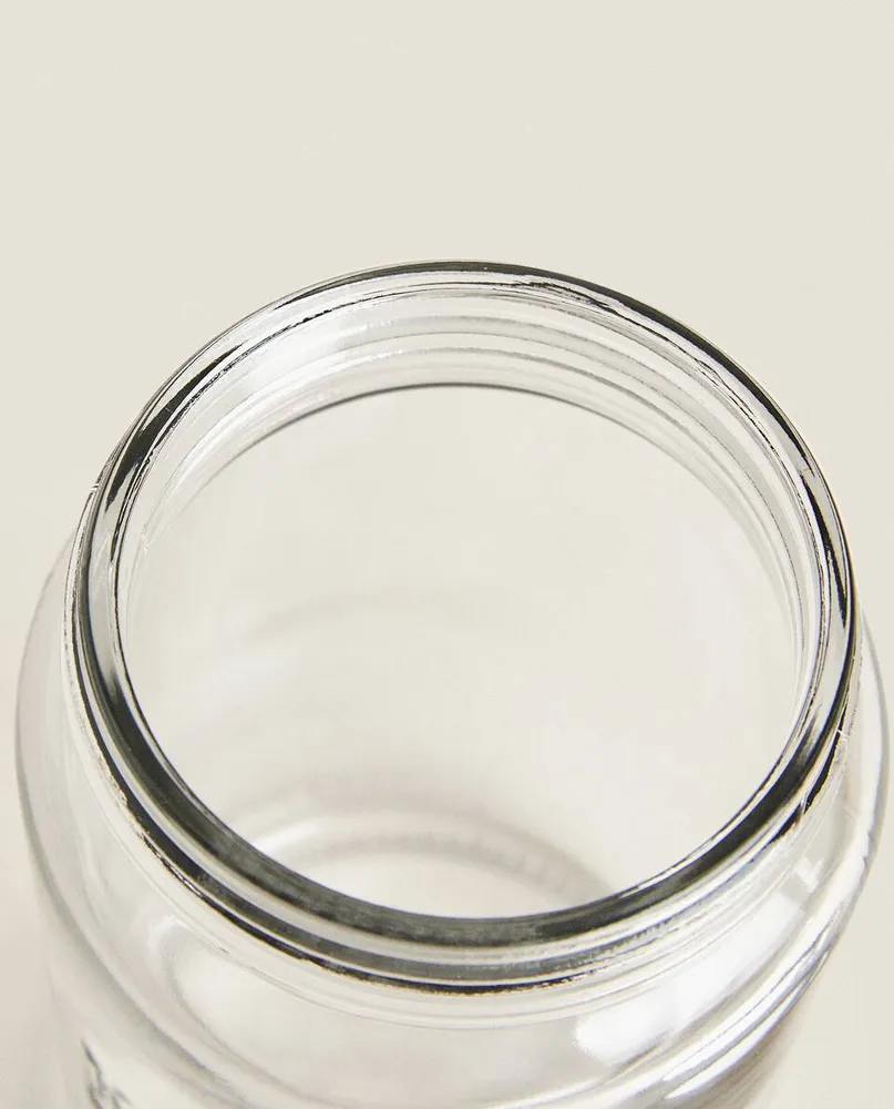 SCREW TOP GLASS JAR