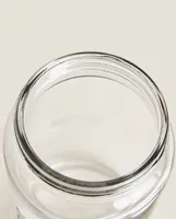 SCREW TOP GLASS JAR