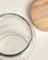 SCREW TOP GLASS JAR