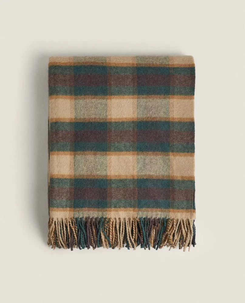 TARTAN WOOL BLANKET