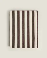 STRIPED CHENILLE THROW