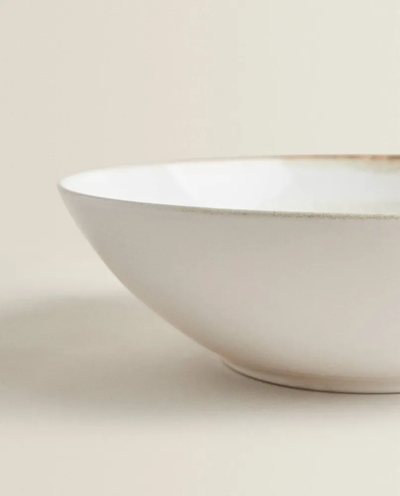 STONEWARE SALAD BOWL