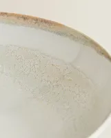 STONEWARE SALAD BOWL