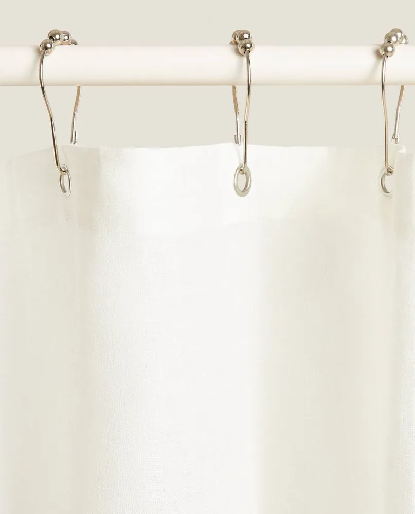 LINEN SHOWER CURTAIN