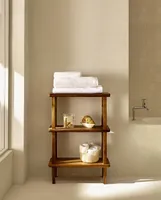 ACACIA WOOD SHELVING UNIT