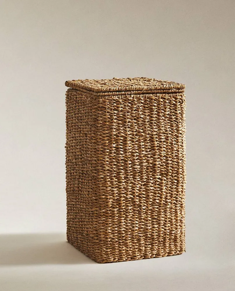 WOVEN LAUNDRY BASKET