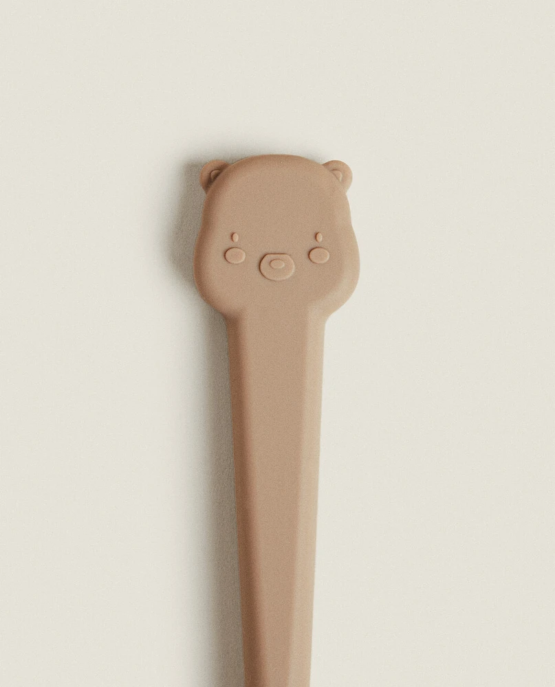 SILICONE BEAR SPOON