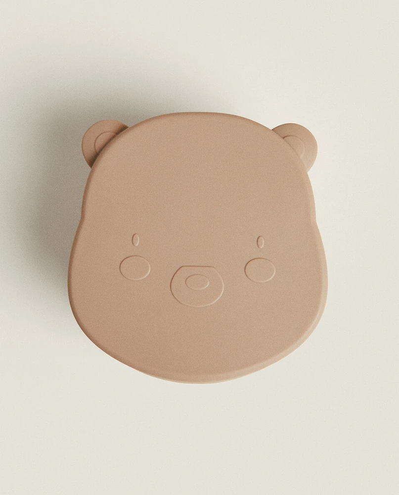 SILICONE BEAR FOOD CONTAINER