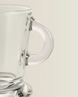 TRANSPARENT GLASS ESPRESSO CUP