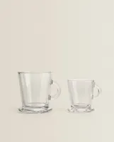 TRANSPARENT GLASS ESPRESSO CUP