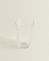 LINE GLASS SOFT DRINK TUMBLER