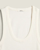 RIBBED COTTON TOP